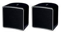 Jamo A102 Speaker Package 60W Satellites With Wall Brackets - Black