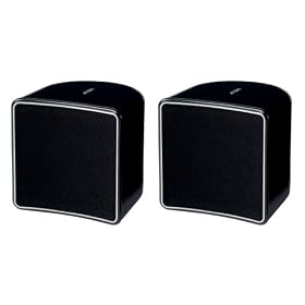 Jamo A102 Speaker Package 60W Satellites With Wall Brackets - Black
