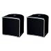 Jamo A102 Speaker Package 60W Satellites With Wall Brackets - Black
