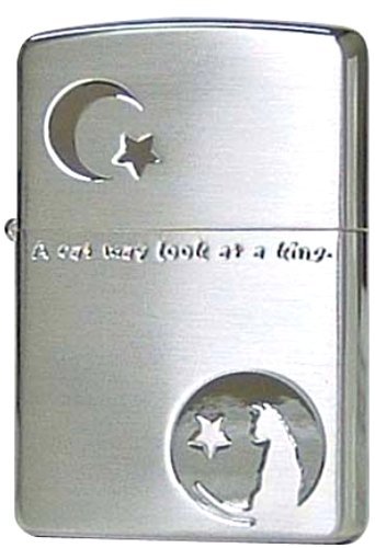ZIPPO (ジッポー) ライター Sサテーナ/エッチング 2CAT-1.MBのJPEG画像