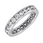 14k White or Yellow Gold Channel Set Diamond Eternity Band (2 cttw, I-J Color, I2-I3 Clarity)