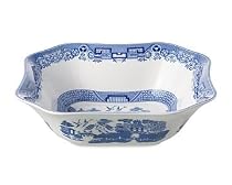 Williams-Sonoma Home Spode Blue Willow Square Salad Bowl