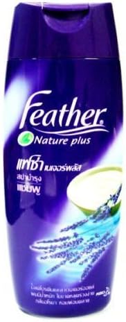 Feather Nature Plus Spa Milk Protein Lavender Scent Nourishing Hair Shampoo