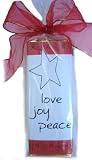 Holiday Chocolate Candy Bars- LoveJoyPeace (5 Bars)