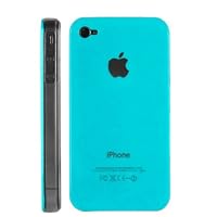 Light Blue Replicase Hard Crystal Air Jacket Case for AT&T iPhone 4 4G 16GB 32GB GSM