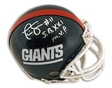 Phil Simms Autographed/Hand Signed New York Giants Throwback Mini Helmet Inscribed "SB XXI MVP"