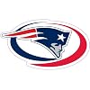 New England Patriots Car Magnet Decal (12 -inch)