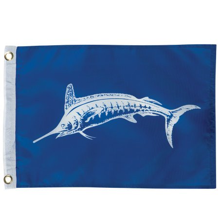 Taylor Made Products White Marlin Boat Flag (12