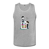QMY Men's Dan And Phil The Amazing Book Is Not On Fire Tank Top Size M