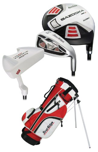 Tour Edge HT Max-J Set (Junior's, Ages 3-5, 3 Club Set, Right Handed, with Bag) On Sale