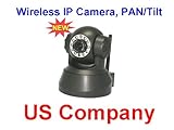 Lonestar Wireless IP Camera, PAN/TILT, Cell Phone View, Two way audio, free ....