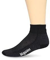 Wigwam Cool Lite Hiker Pro Quarter Socks Black / Charcoal LG 2-PACK
