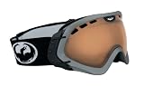 Dragon MACE Snow Goggles -Steel Frame / Amber Lens / Black Standard Logo Strap