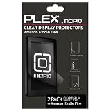 Incipio PLEX CLEAR Screen Protector with Cleaning Cloth for Kindle Fire - 2 Pack