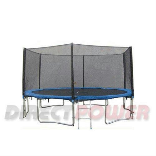 ZupapaTM 15' Ft Trampoline with Net Enclosure  &  Free Safety Pad /Ladder Combo