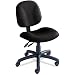 Safco 3455BL Cava Collection Task Chair, Black Frame, Black Fabric