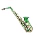 Cecilio 2Series Green Lacquer w/ Gold Accents Alto Saxophone w/ Carrying Case and Accessories