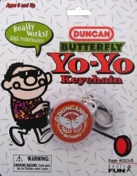 Duncan Butterfly Orange Yo-Yo Key Chain by Basic Fun