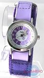 Girls Lilac/Purple Time Tutor/Teacher Velcro Watch (34c)