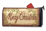 Merry Christmas Magnetic Mailbox Cover - B000VOZJL0