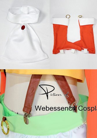 [ウェブエッセンス] コスプレ衣装 VOCALOID3（ボーカロイド?ボカロ） Megpoid（メグッポイド）★GUMI　風 　コスプレ　コスチューム　オリジナル ブレスレット 付き