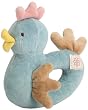 Miyim Simply Organic Chicken Rattle Plush Toy, Blue, 0-3 Months