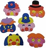 Foam Clown Masks