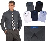 Produkt-Bild: Langarm Uni Hemd Button Down Gr. 39 - 54 diverse Farben
