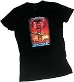Star Trek IV The Voyage Home Movie Poster Crop Sleeve Fitted Juniors T-Shirt