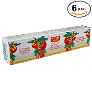 Mutti Italian Tomato Paste , 4.5-Ounce Packages (Pack of 6)