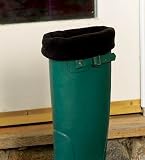 41Rhs%2BKJdVL. SL160  Mens Warm Black Fleece Liner For Waterproof Garden Boots