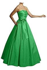 Strapless Lace-Up   Ball Gown Bridesmaid Dress/Prom Dress 