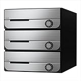 ナスタ:D-ALL 集合郵便受箱（屋内仕様）3戸用　前入前出 KS-MB5002PU-3L-S
