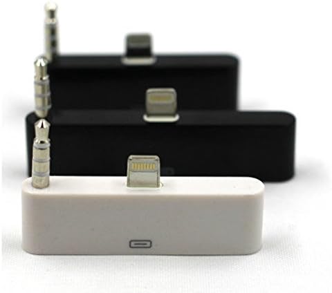 HIOTECH(TM) 1 Pack 30 Pin to 8 Pin lightning 3.5mm Audio Adapter Converter For iPhone 6 4.7" (Black)