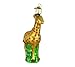 Old World Christmas Ornaments: Zoo and Wildlife Animals Glass Blown Ornaments for Christmas Tree,Baby Giraffe