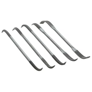 Steelex D2861 Fine Riffler Rasp Set, 5-Piece by 
