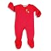 Wonder Kids - Infant and Toddler Boys Heavyweight Footed Blanket Sleeper, Red