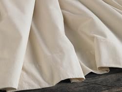 Organic Cotton Flannel Sheet Set - Twin (Ivory)