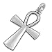 STERLING SILVER ANKH CROSS