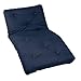 Mozaic Twin Size 6-inch Cotton Twill Futon Mattress, Navy