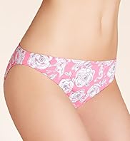 Low Rise Rose Print Hipster Bikini Bottoms