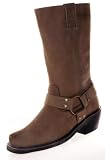 BEARPAW Dalton Womens Western Cowboy Riding Boots Suede Brown