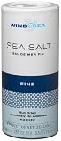 Wind & Sea Sun Dried Sea Salt, Fine 26.5-Ounce Canisters (Pack of 4)