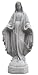Marmorstatue Madonna aus Marmor-Guss