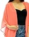 Azkara Womens Solid Three Quarter Sleeves Oversized Knit Kimono Cardigan Sweater