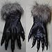 YueYueZou Werewolf Wolf Paws Gloves Creepy Hairy Gloves for Halloween Party Cosplay