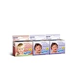 Spiffies ToothWipes TP60 Tripack, 40 Grape, 20 Apple, 60-Wipes