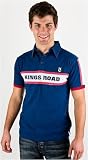 English Laundry Kings Road Short Sleeve Polo (CS02) - Blue - S