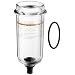 Parker PS832P Polycarbonate Bowl with Twist Drain for 07F, 12F, 07E Series Filter/Regulator, 7.2oz Capacity, 150 psig