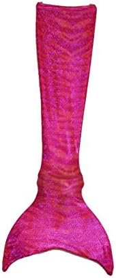 Sea Sirens Girls Kids Swimmable Mermaid Tail Halloween Costume Scaled Pink Large